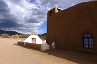 die Kirche in Taos Pueblo